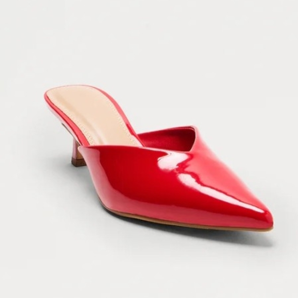 Fashion Nova Scarlet Red Mules